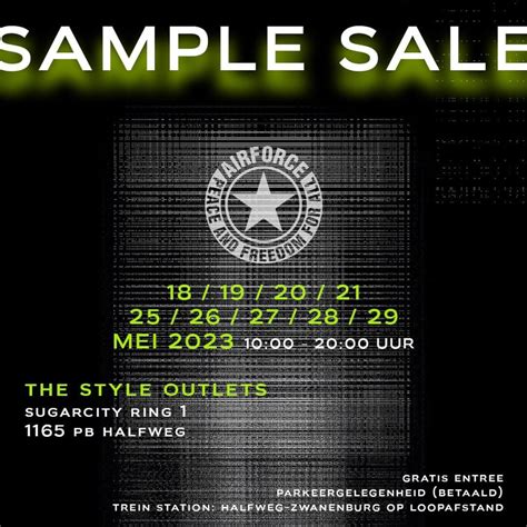 airforce sample sale